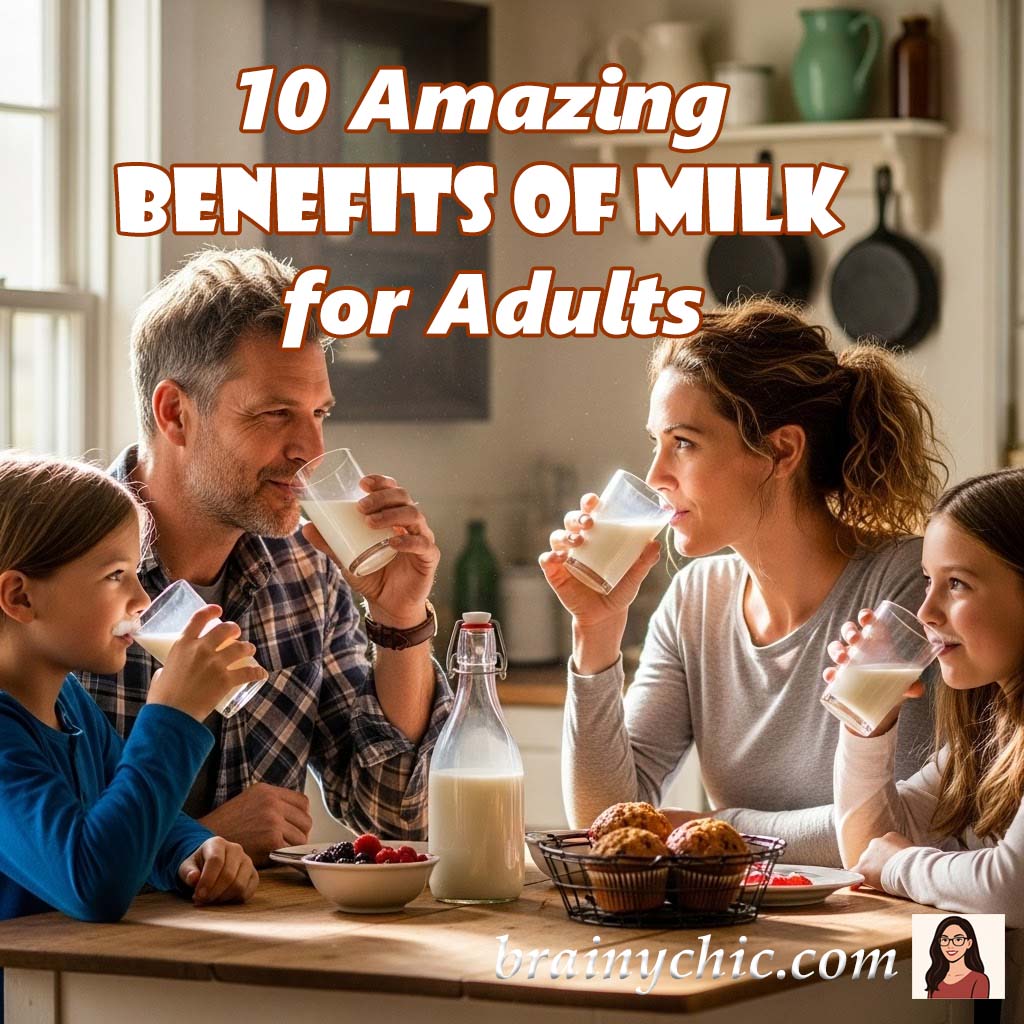 10 Amazing Benefits of Milk for Adults