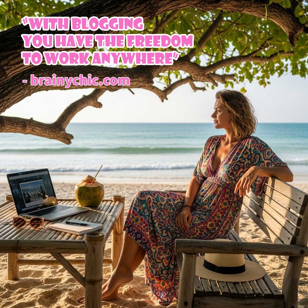 With Blogging You Have The Freedom to Work Anywhere